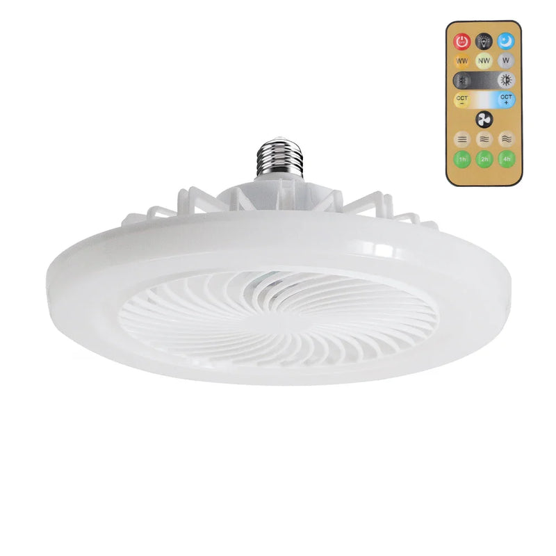 Luminária LED com Ventilador